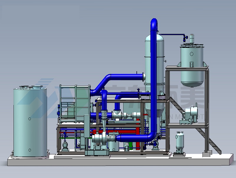 撬裝式磁懸浮MVR蒸發(fā)器 撬裝式磁懸浮MVR蒸發(fā)器